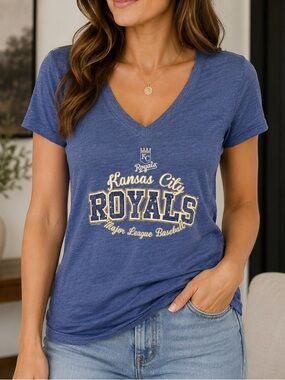 Soft As A Grape Kansas City Royals T-Shirt nwt